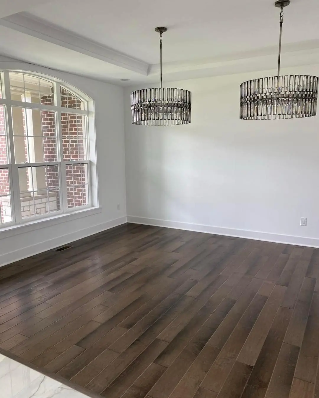 Empty renovated interior after post construction cleanup